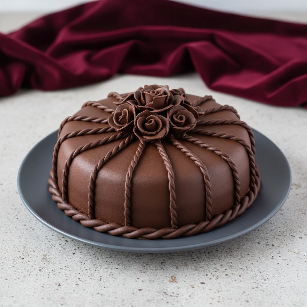 Torta de Chocolate com Recheio Cremoso