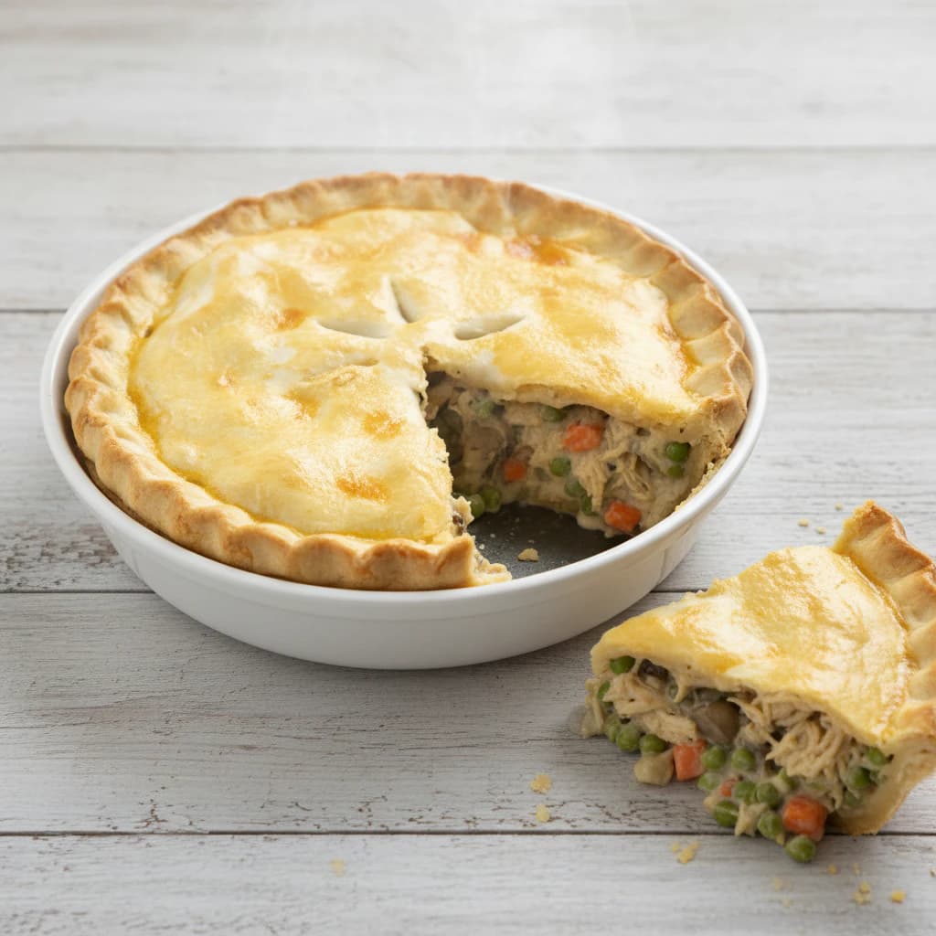 Torta de Frango e Palmito