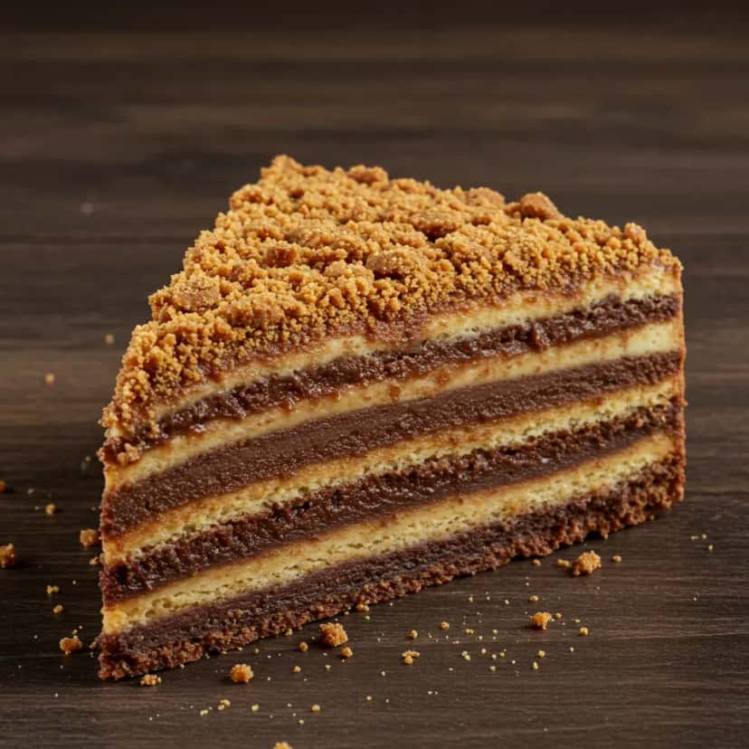 Torta Palha Italiana com Creme de Avelã