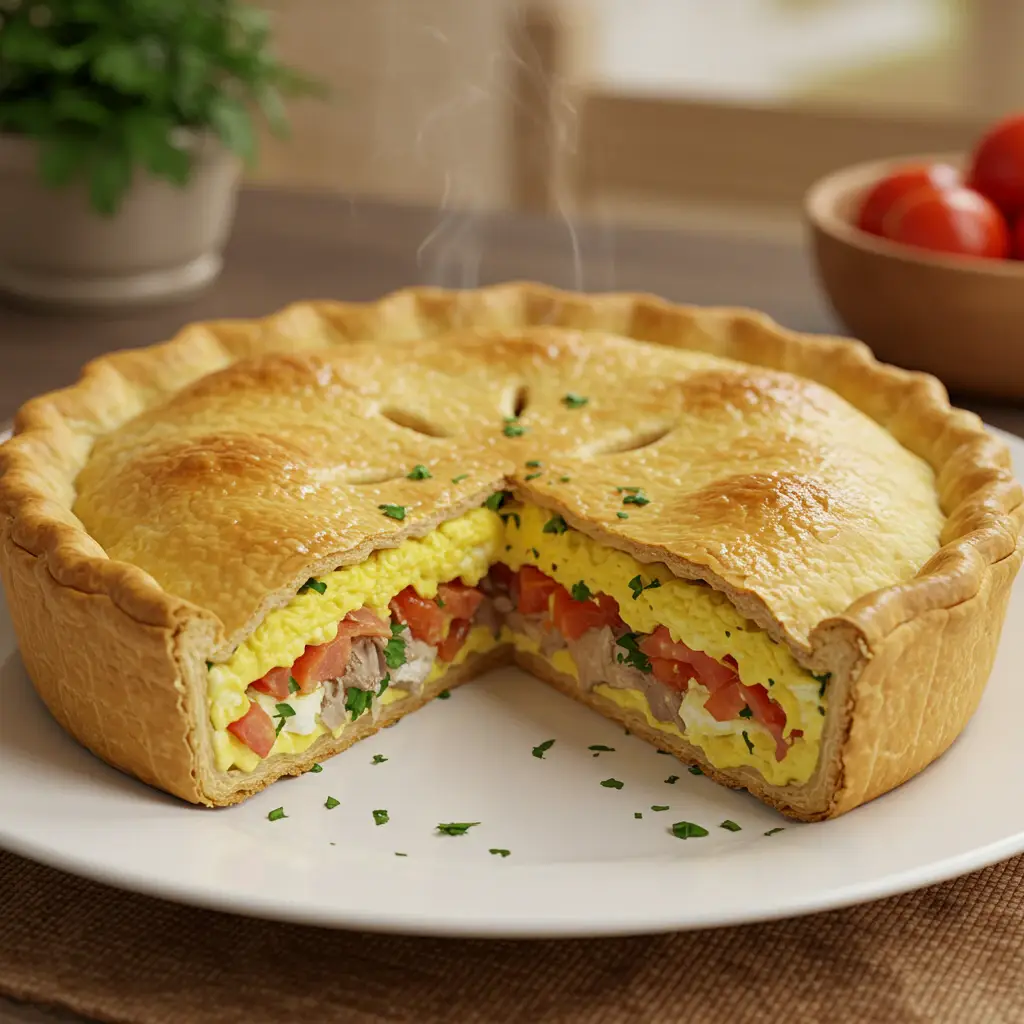 Torta de Sardinha Caseira