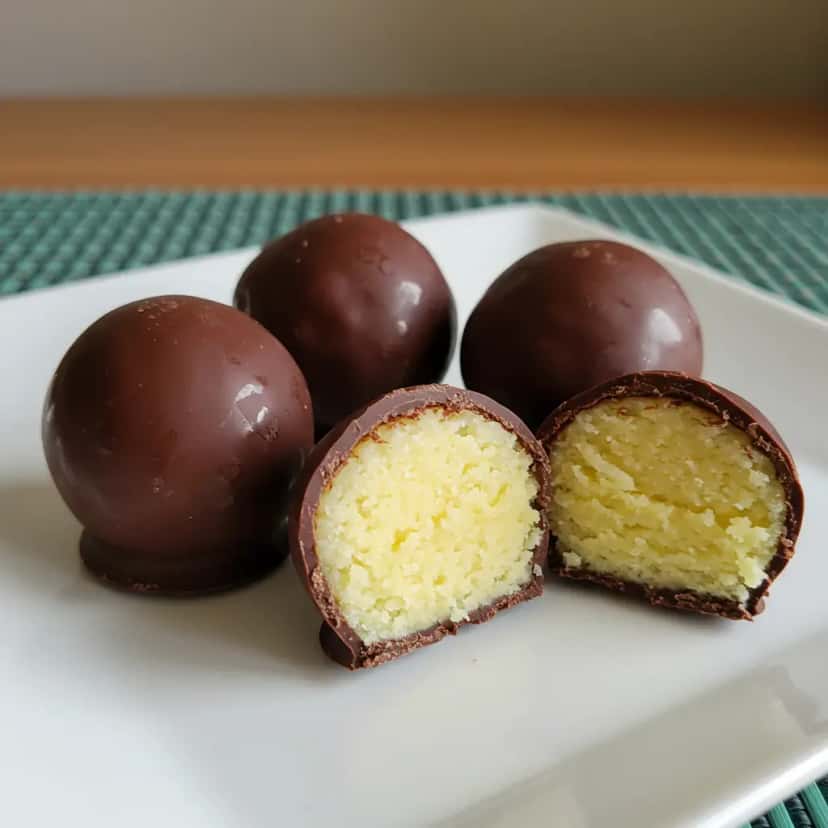 Trufas de Chocolate e Coco Deliciosas