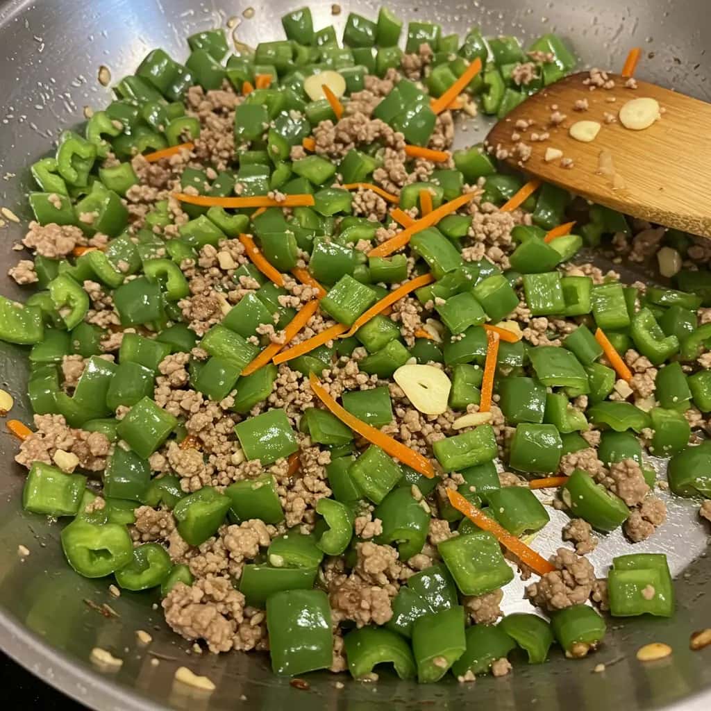 Vagem com Carne Caseira