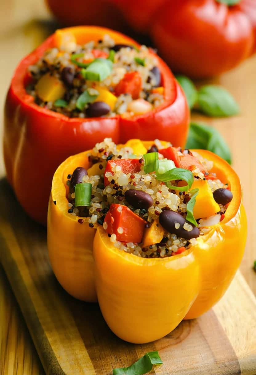 Pimentões Recheados: Econômico e Delicioso