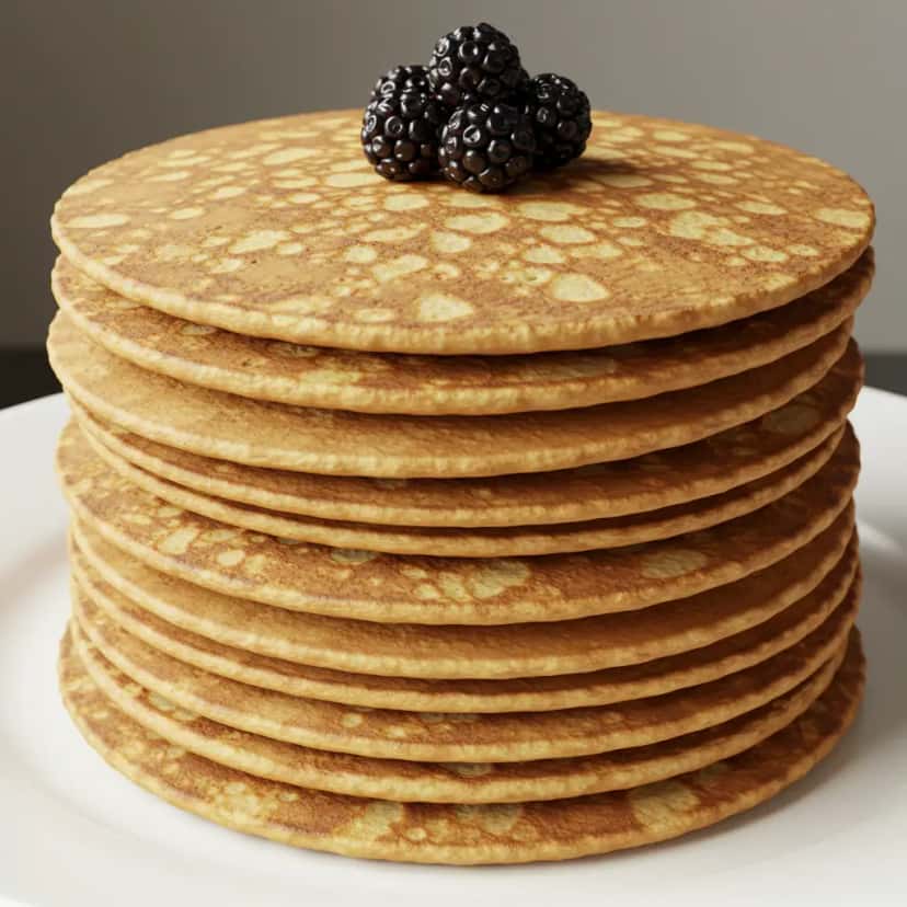 Waffles de Frigideira Caseiros