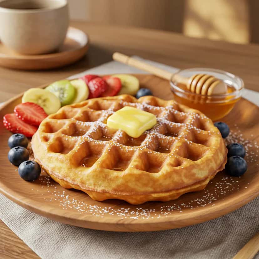 Waffles Caseiros: Textura Ideal