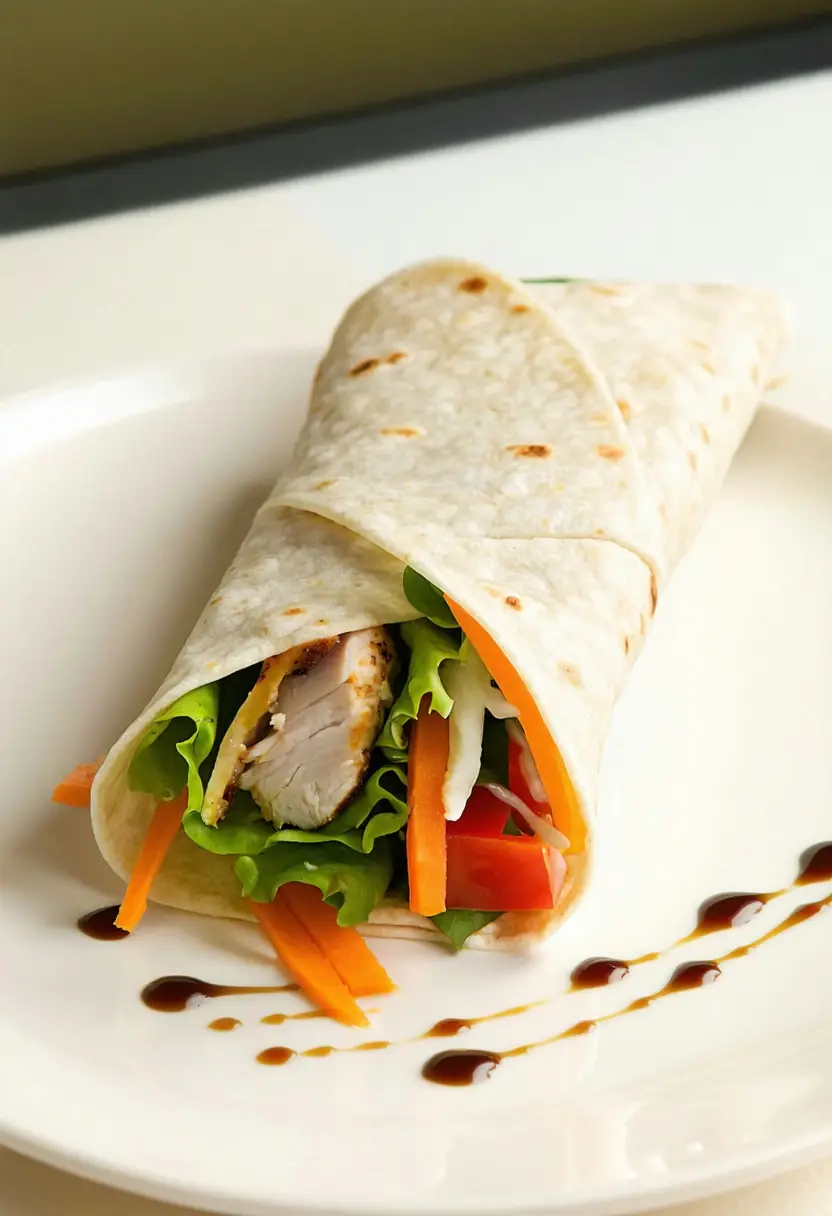 Wrap de Frango Caseiro: Um Momento Especial