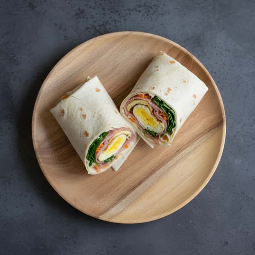 Wraps de Lombo Defumado da Vovó