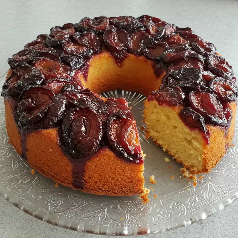 Receita de Bolo de Banana com Aveia e Calda de Ameixas - Dicas e Dicas