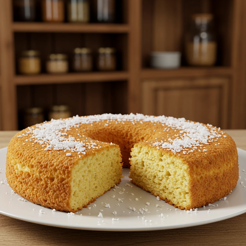 Bolo de coco fofinho