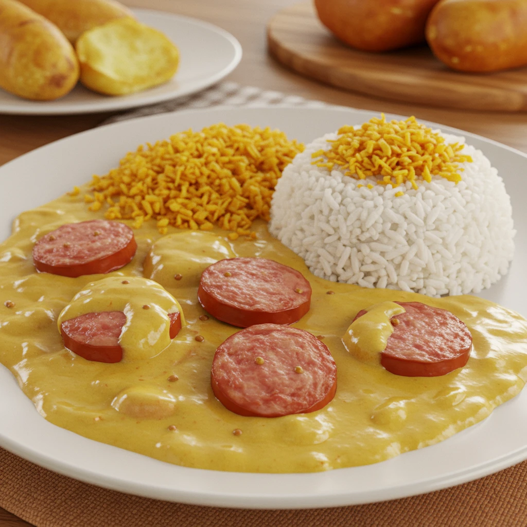 Estrogonofe de salsicha