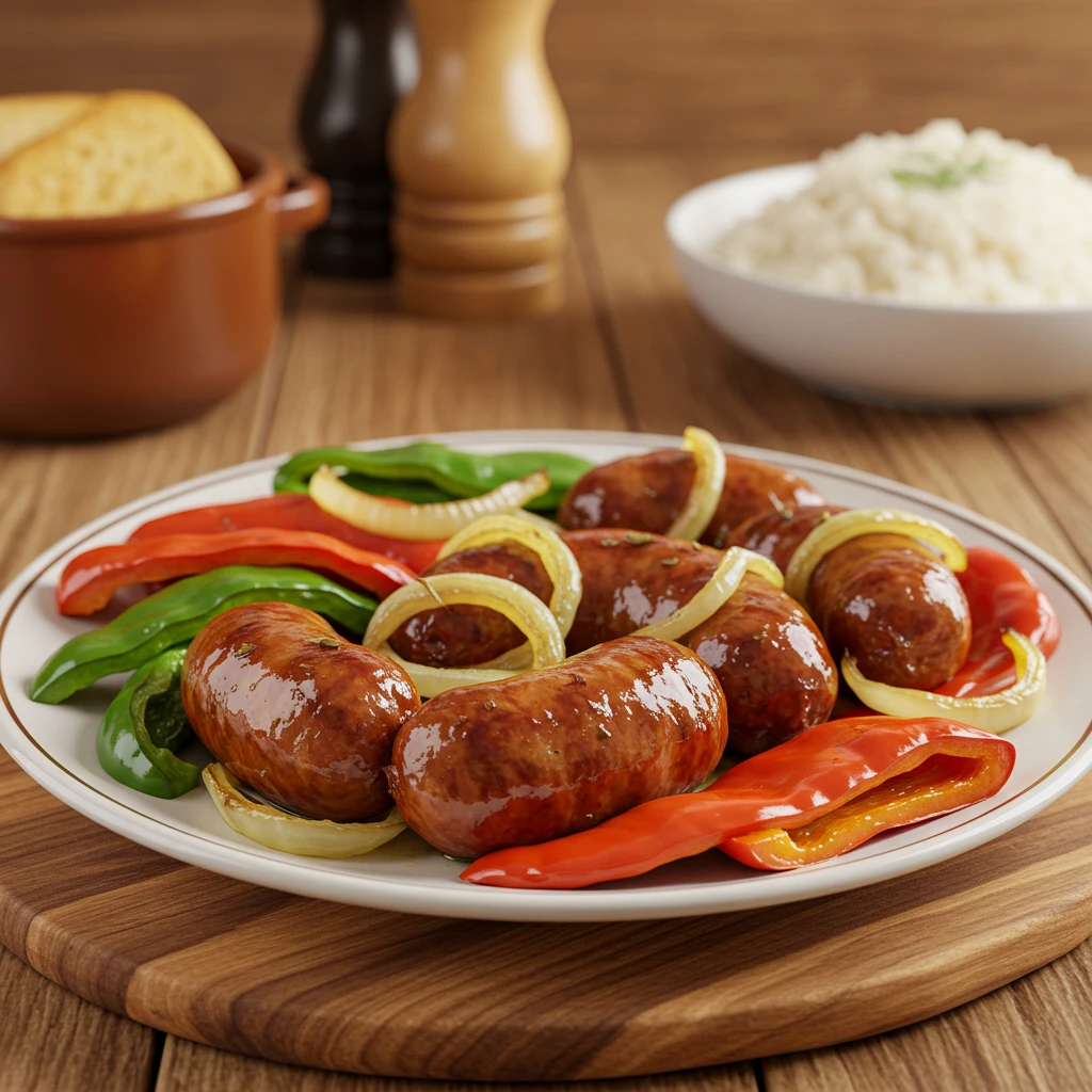 Linguiça assada