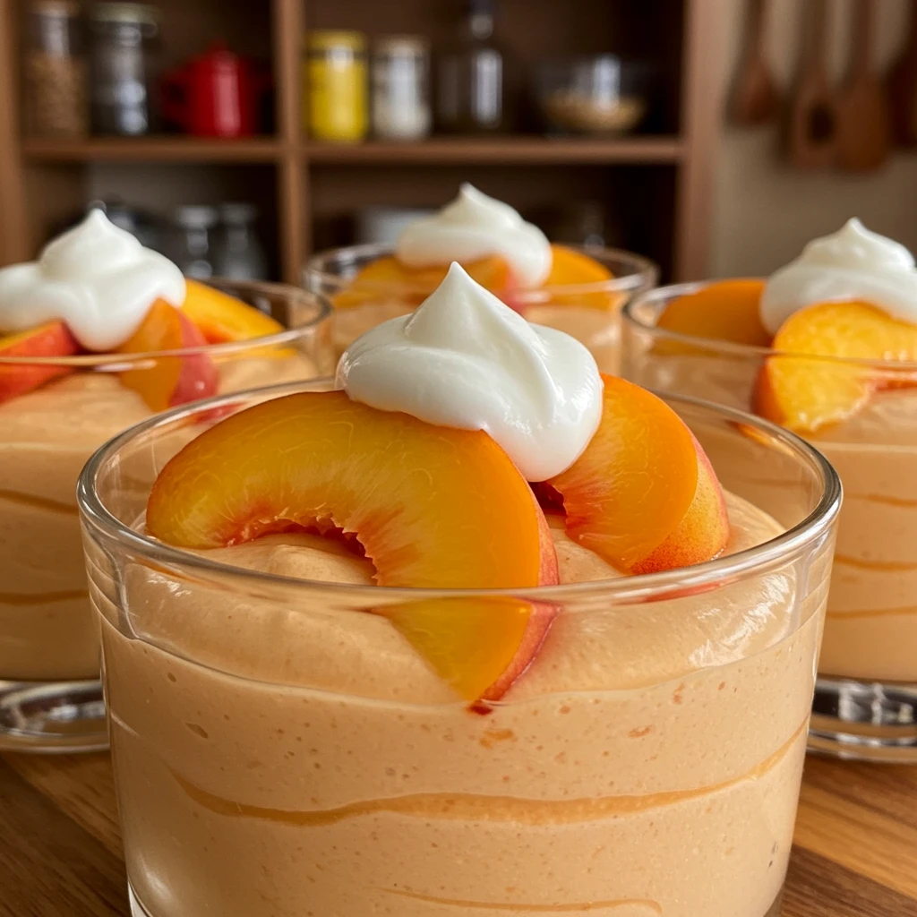 Mousse de pêssego