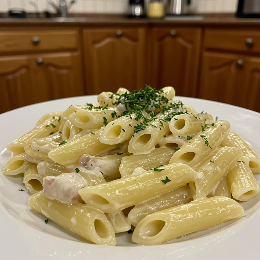 Penne ao molho branco