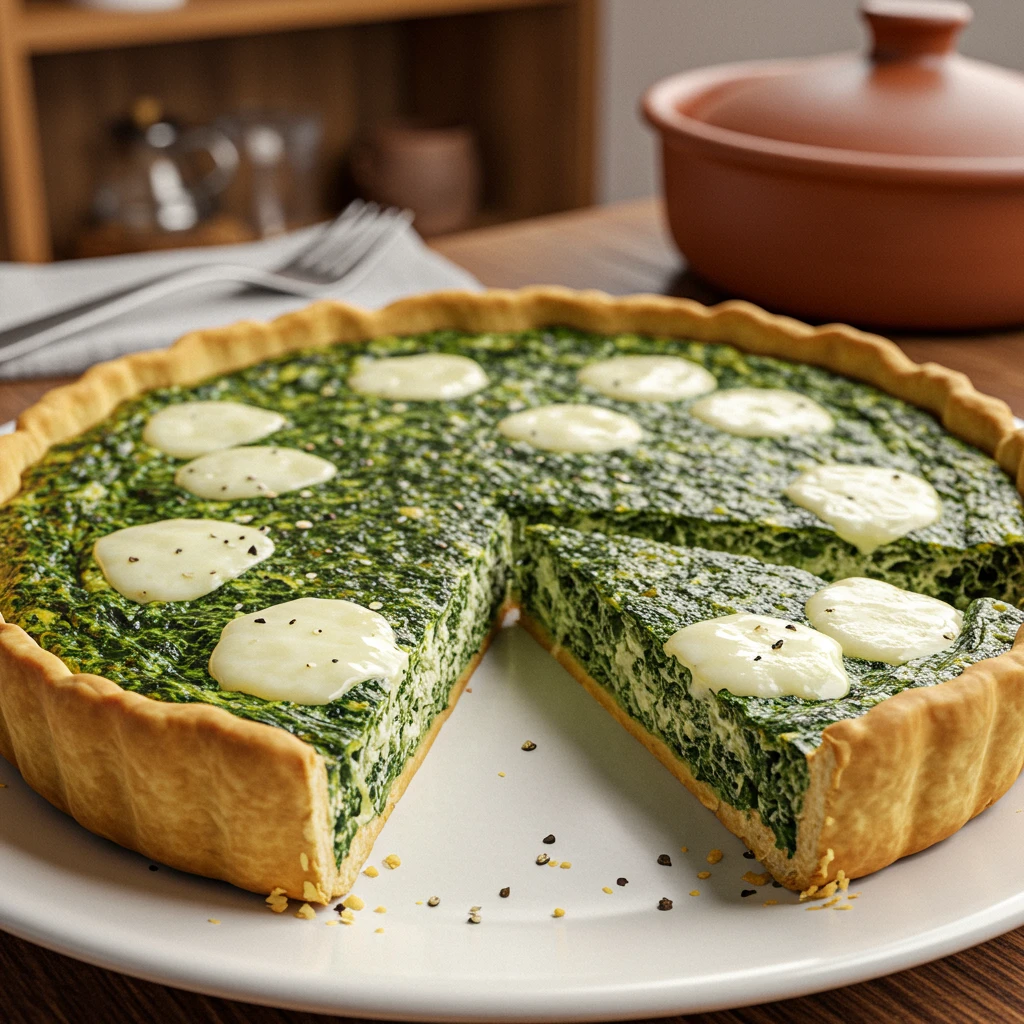 Quiche de espinafre