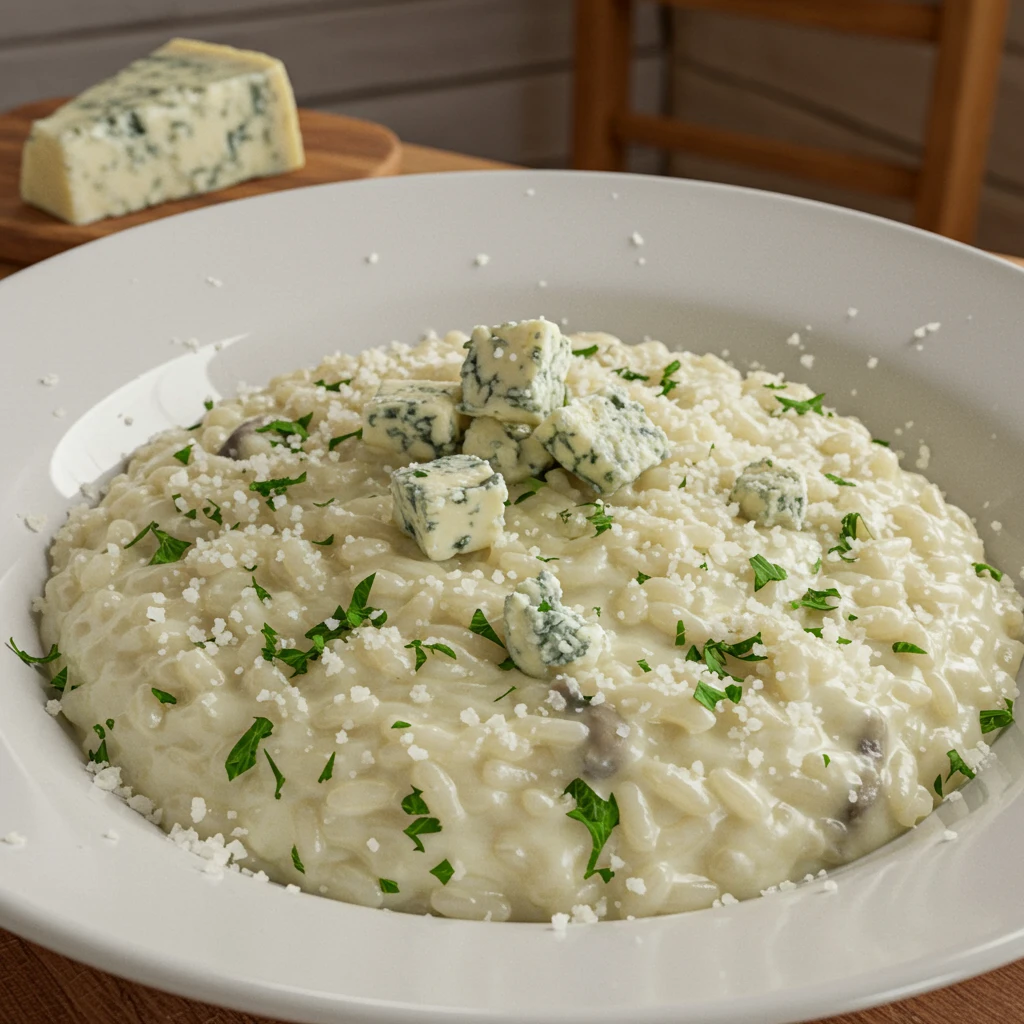 Risoto de gorgonzola