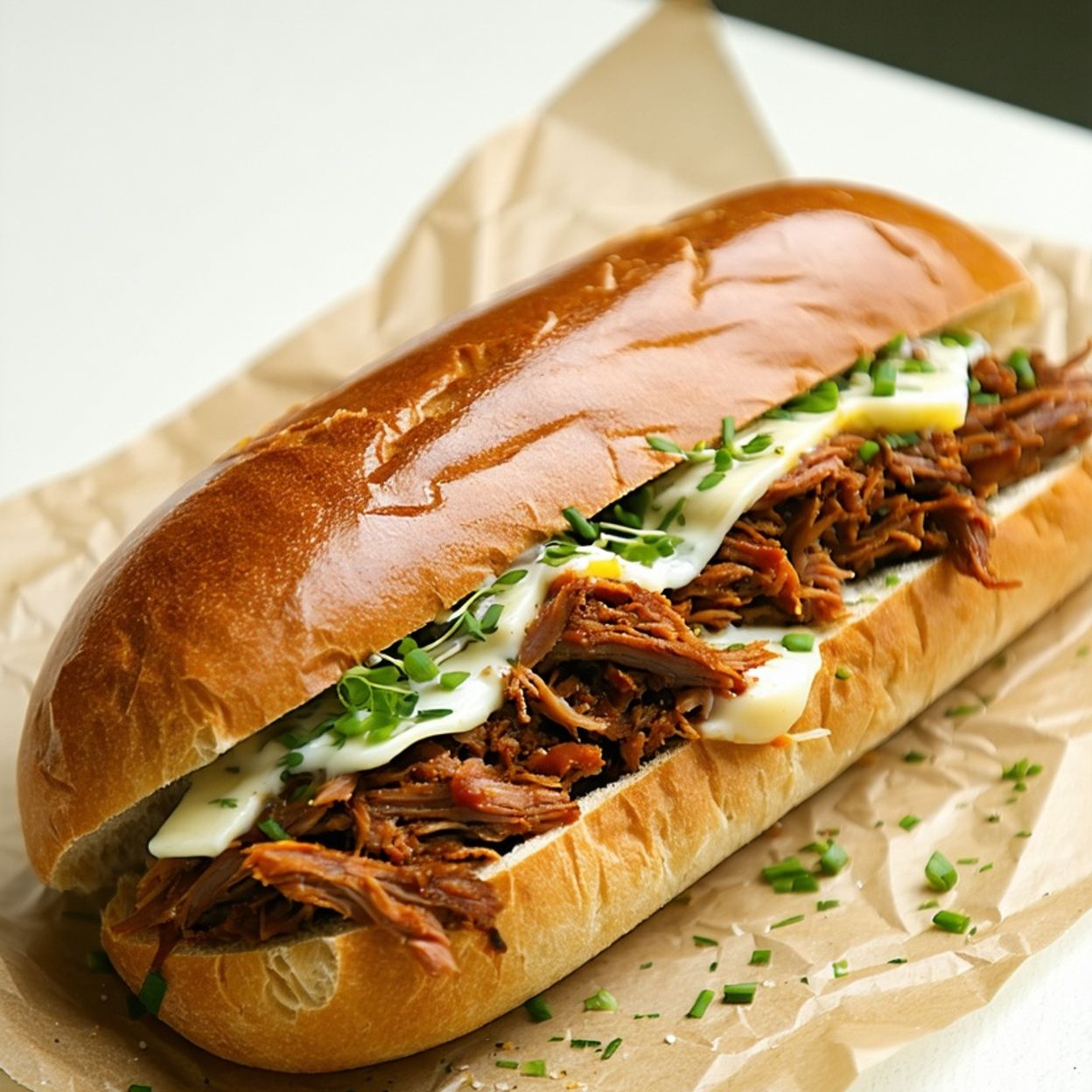 Sanduíche de Carne Seca